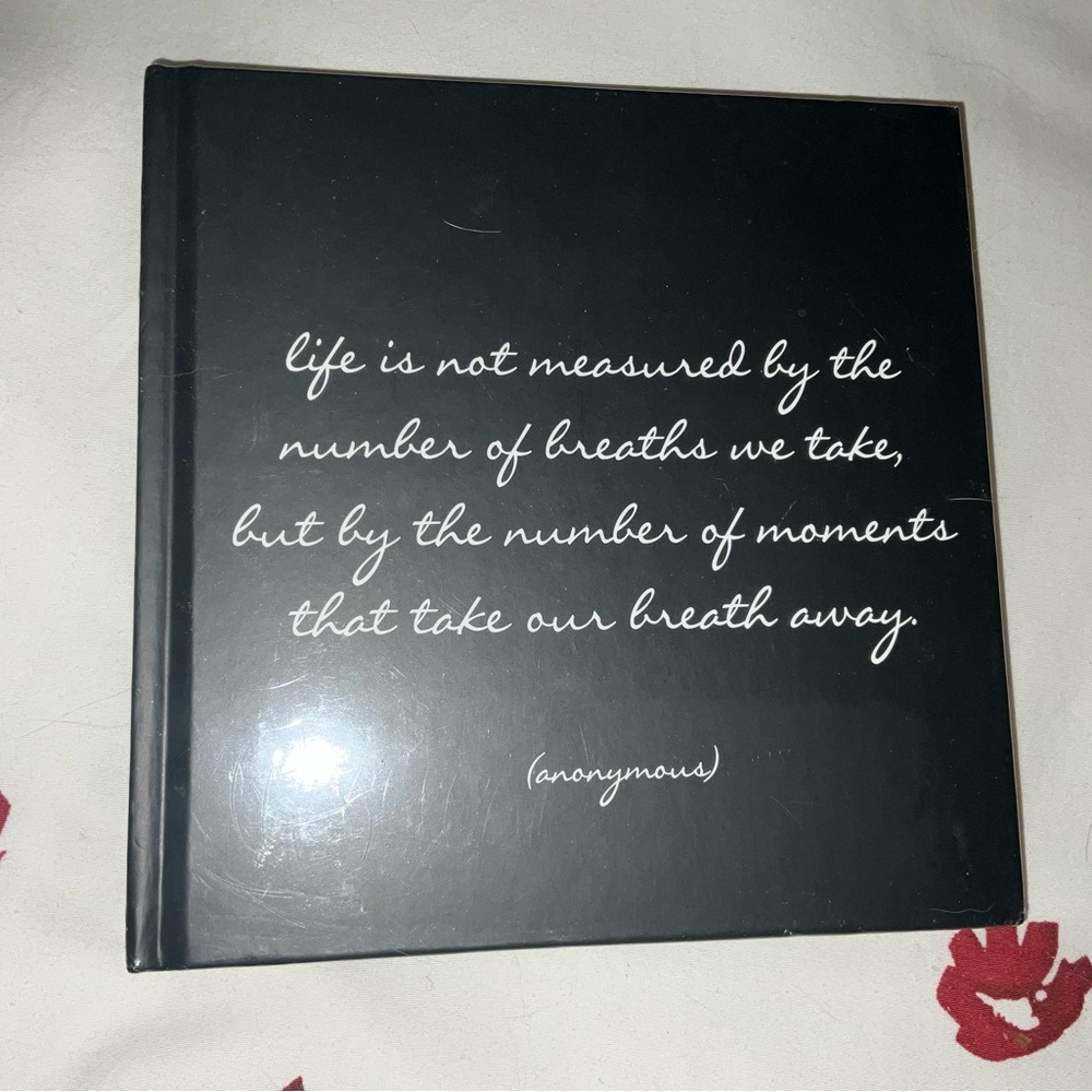 Inspirational Black Quote Journal